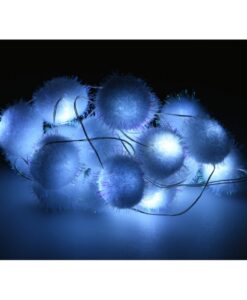 Snowball LED-es fényfüzér 20 gömbbel