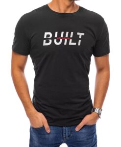 fekete póló "építve nem vásárolt"✅ -