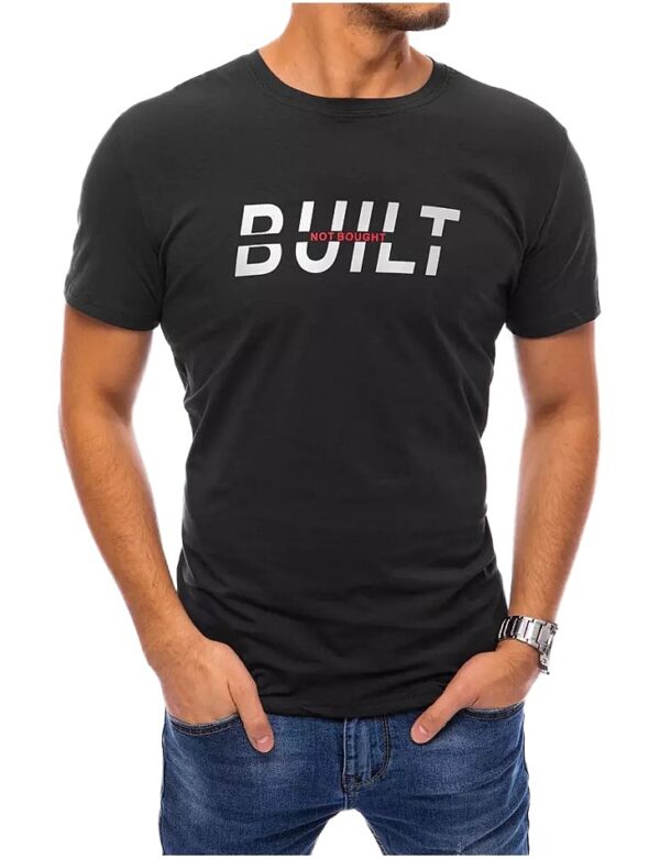 fekete póló "építve nem vásárolt"✅ –