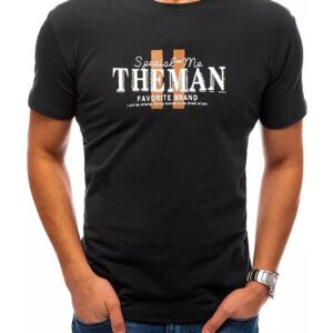 fekete póló "a férfi"✅ -