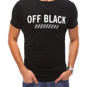 fekete férfi póló törtfekete✅ -
