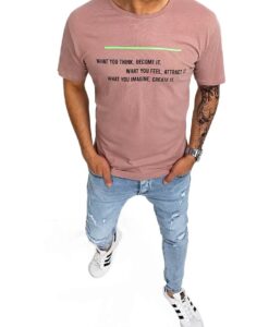 Rózsaszín férfi póló