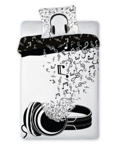 Pamut ágynemű MUSIC 140x200cm