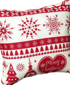 Párna Christmas Theme Red 40x40 cm