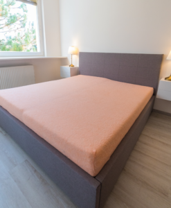 Homa jacquard new gumis lepedő barack