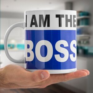 I am the Boss óriás bögre