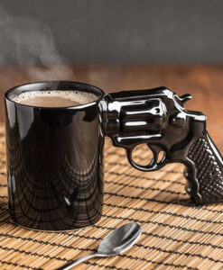 Revolver bögre - fekete