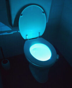 Mozgásérzékelős LED WC-világítás