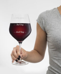 DiVinto óriás borospohár Who Cares - átlátszó