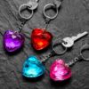 Szív kulcstartók (4 darab)