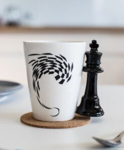 Sakkozó bögre - King