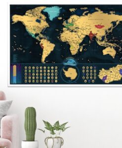 Kaparós térkép világutazóknak Deluxe (magyar változat)