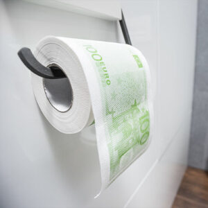 100 eurós WC-papír