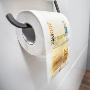 200 euró WC papír
