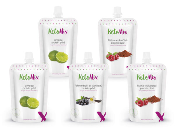 Protein püré - MIX (5 adag) - Proteindús ételek KETOMIX