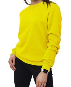 sárga kapucnis pulóver divat ii✅ -