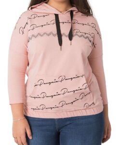 Madison púderes pulóver mintával és strasszokkal✅ -