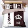Pamut ágynemű Q&K Mr and Mrs 7 részes