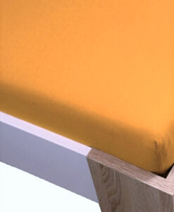Homa jersey gumis lepedő narancssárga 60x120cm