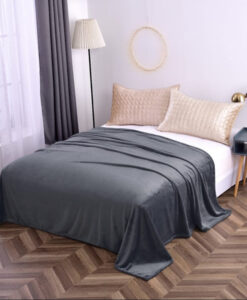 Homa meleg takaró allergiások számára szürke