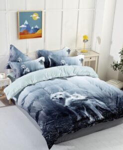 Ágyneműhuzat NATURE WOLVES 3 részes 140x200 cm