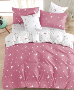 Ágynemű SILVIA MOON PINK 7 részes 140x200 cm