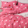 Ágynemű HEART 15 pink 7 részes 140X200cm