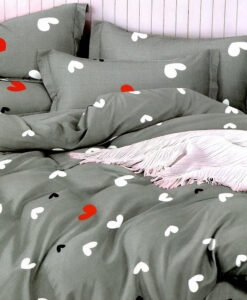 Ágynemű HEART 15 gray 7 részes 140X200cm