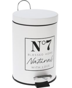 Natural kozmetikai szemetes kosár fehér