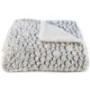 Mikroszálas gyapjú pléd Petra szürke