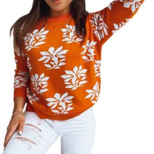 Narancssárga női pulóver