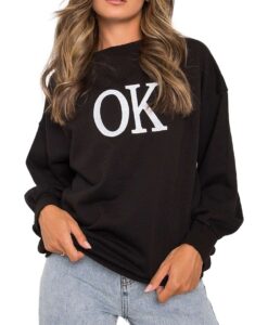 fekete női pulóver rendben✅ - Basic