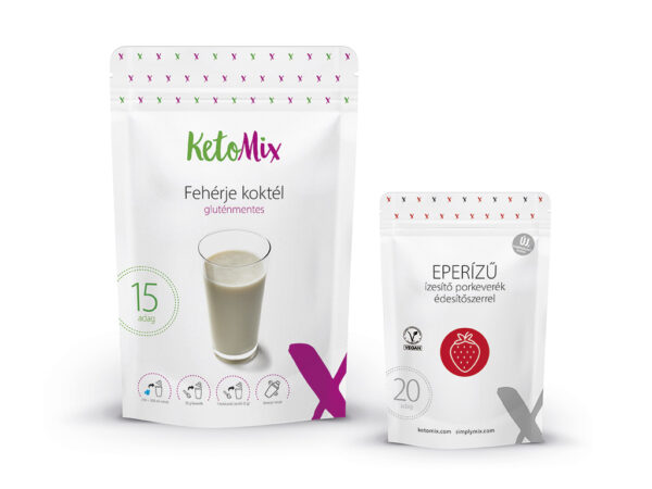 Fehérje koktél 450 g (15 adag) - Proteindús ételek KETOMIX