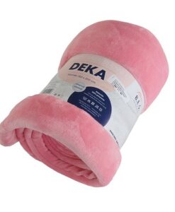 B.E.S. Petrovice gyapjú hatású mikroflanel plédrégi rózsaszín