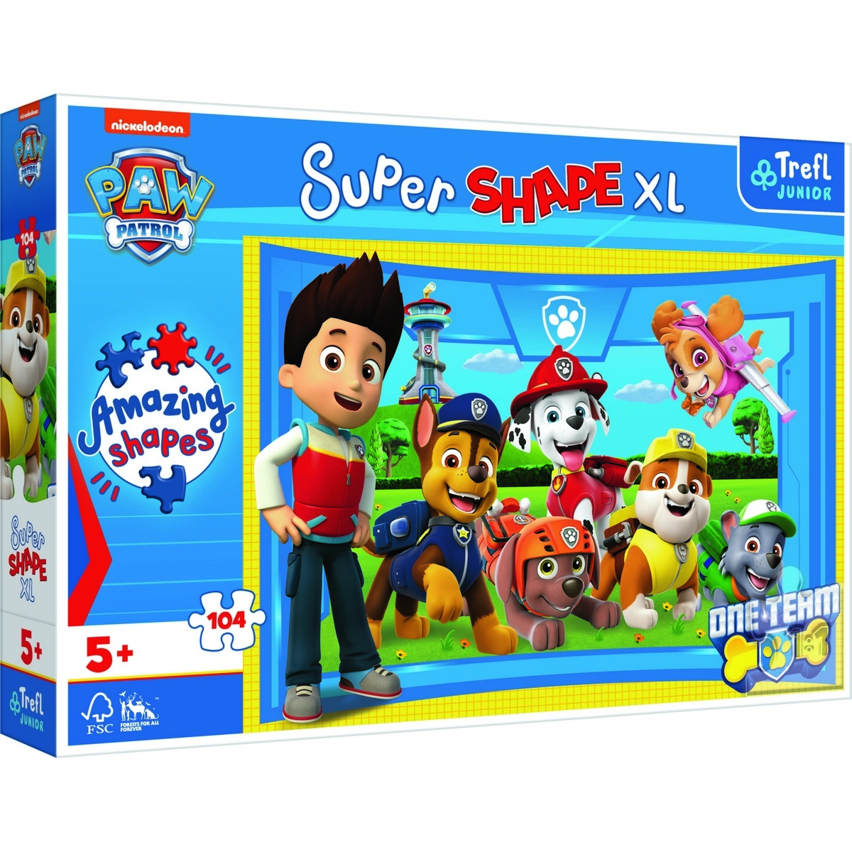 Trefl Puzzle Super Shape kiskutya barátok Mancs őrjárat/Paw Patrol