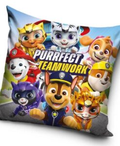 Mancs Őrjárat Teamwork párnahuzat