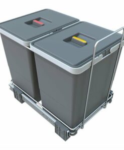 Elletipi ECOFIL beépíthető szemeteskosarak 18 + 18 l