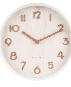 Karlsson 5808WH Design falióraátmérő 22 cm