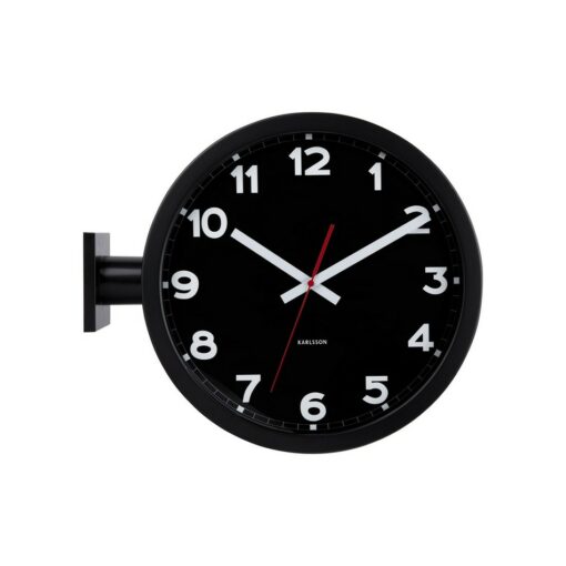 Karlsson 5966BK kétoldalas falióra 38 cm