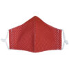 Mini Pöttyös pamut szájmaszk  piros