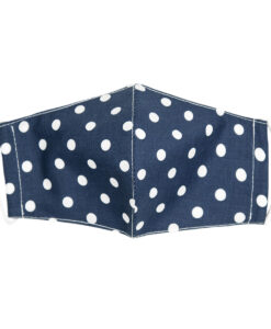 Pöttyös kék medium szájmaszk