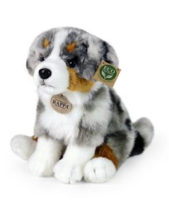 Rappa Plüss ausztrál juhászkutya ül