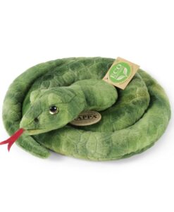 Rappa plüss kígyó zöld 90 cm ÖKO-barát